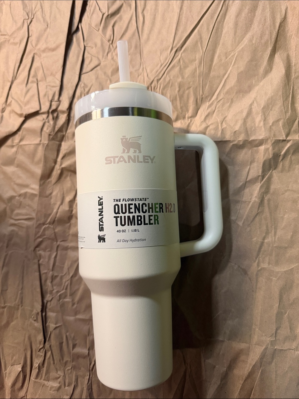 Stanley Cream Quencher H2.0 Tumbler with Handle
